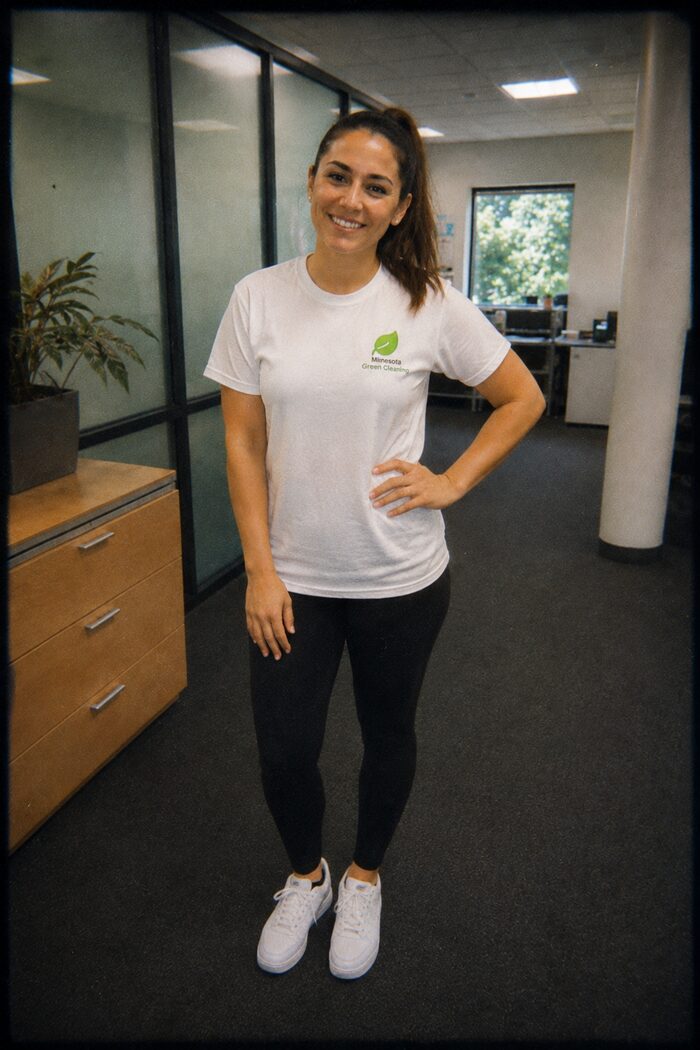 Erika, cleaning technician at Minnesota Green Cleaning