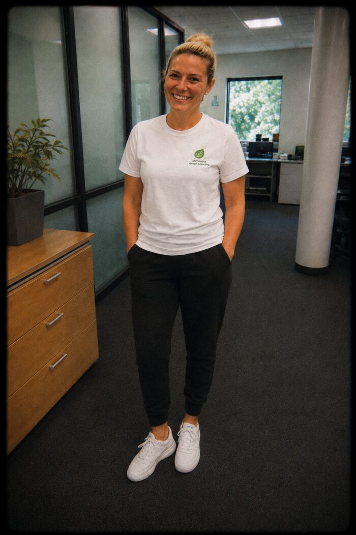 Magda, cleaning technician at Minnesota Green Cleaning