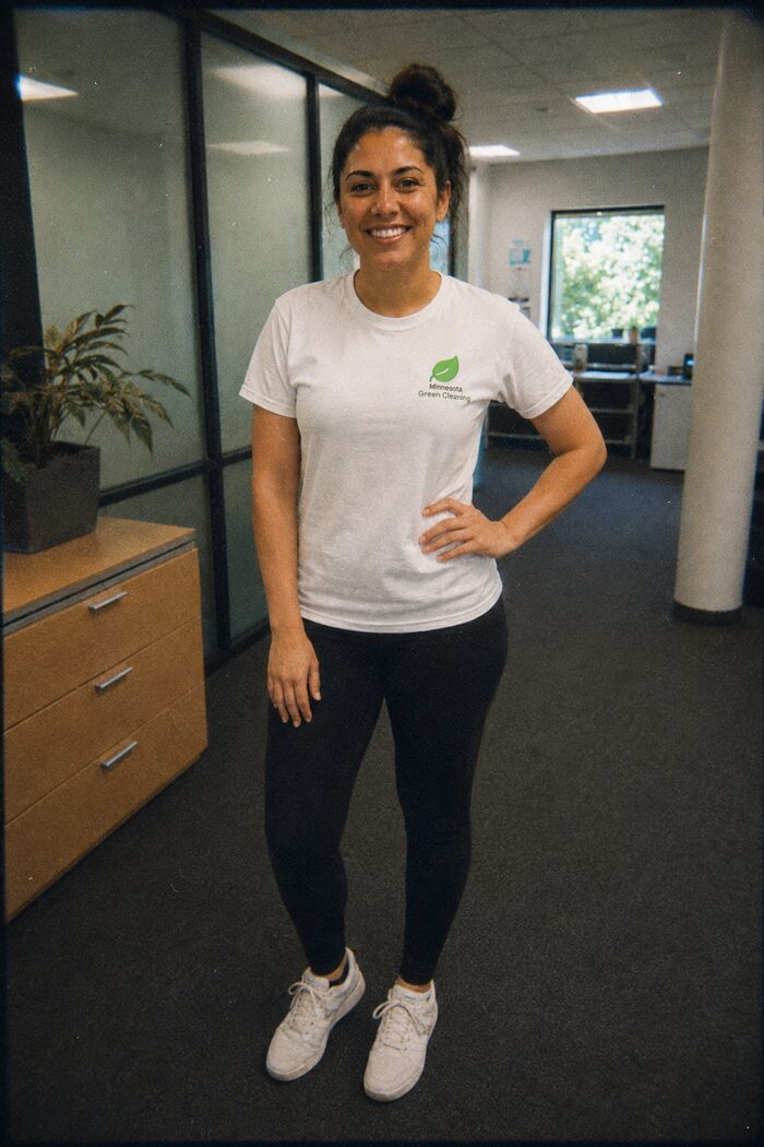 Maria, cleaning technician at Minnesota Green Cleaning